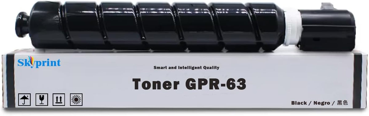 GPR63 GPR-63 Black Toner Cartridge Compatible with Canon GPR-63 Toner Use for Canon Image Runner Advance DX 6855i 6860i 6870i Printer.4766C003AA