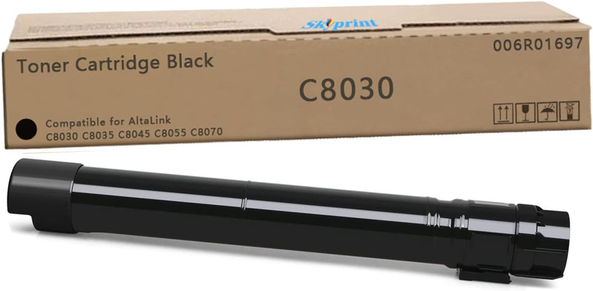 1-Pack C8030 / C8035 / C8045 Toner Cartridge Black Compatible with Xerox AltaLink C8030 C8035 C8045 C8055 C8070.006R01697