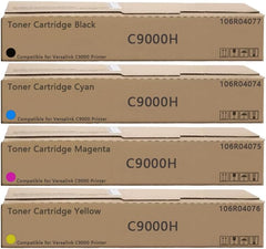 C9000 High Yield Toner Cartridge Replacement for Xerox VersaLink C9000 Printer Cartridge 106R04077 106R04074 106R04075 106R04076