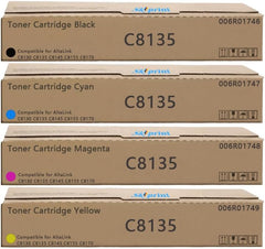 High Yield Toner Cartridge Replacement for Xerox AltaLink C8130 C8135 C8145 C8155 C8170 Printer Cartridge 006R01746 006R01747 006R01748 006R01749 (Black:59,000 Pages,CYM:21,000 Pages)