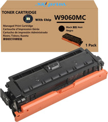 W9060 W9060MC Black Toner Cartridge Compatible with Color Managed E55040 E55040DW E57540dn E57540 E57540C Series Printer