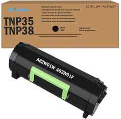 TNP35 TNP38 Black Toner Cartridge A63W01W A63W01F Compatible for Konica Minolta TNP35 TNP38 Toner use for Bizhub 4000P Printers