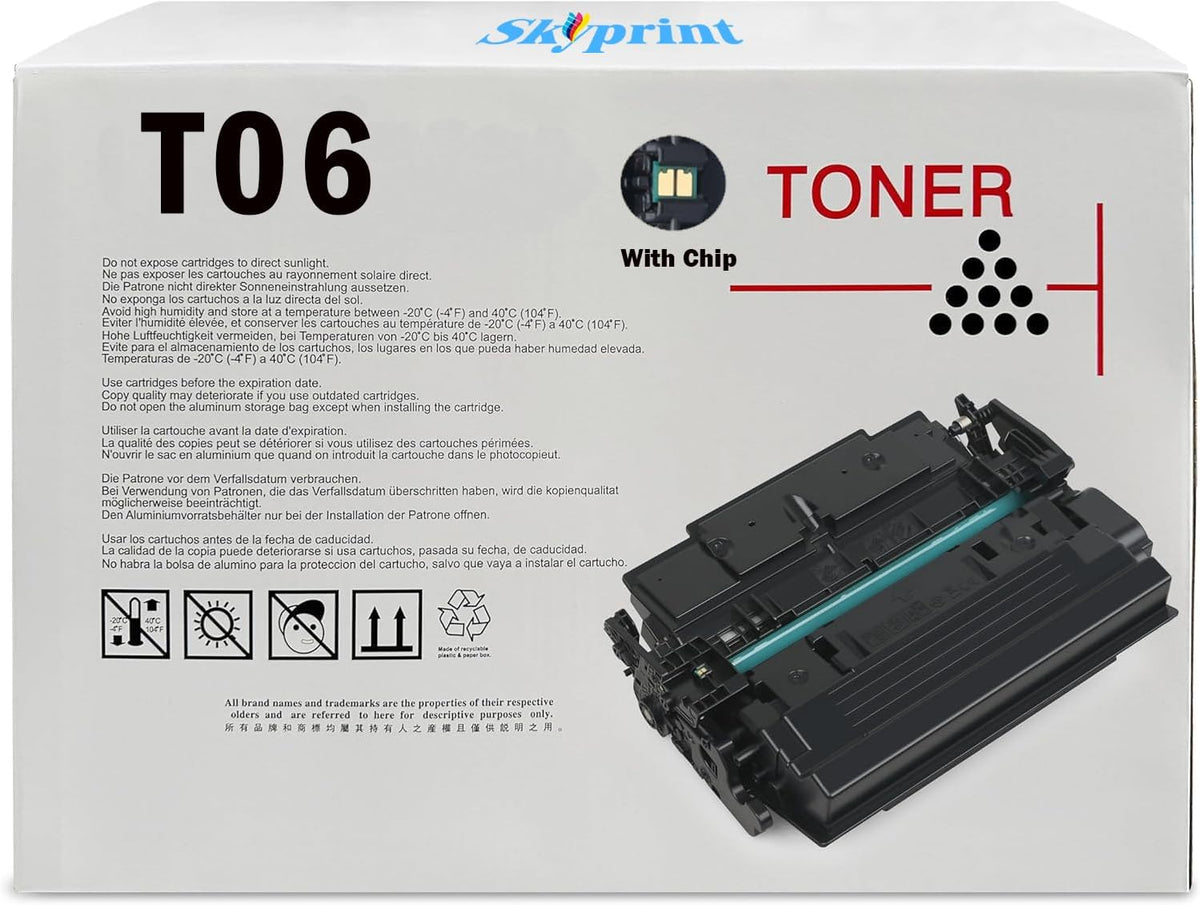 T06 Black Toner Cartridge Replacement for Canon T06 Toner ImageRUNNER 1643 1643i 1643if Printer