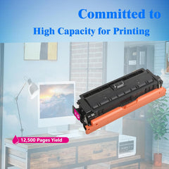 1 Pack W9063MC Magenta Toner Cartridge Compatible with Color Managed E55040 E55040DW E57540 E57540dn E57540C Printer