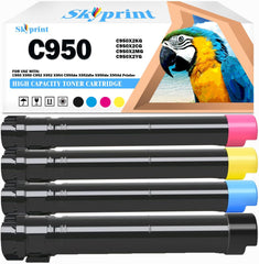 C950X2KG C950X2CG C950X2MG C950X2YG Toner Cartridge Replacement for C950 X950 C952 X952 X954 C950de X952dte X950de X954dhe Printers 32,000 Pages