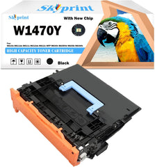 High Yield 147Y Black Toner Cartridge W1470Y with New Chip Compatible with 147Y Toner for use with Enterprise M610 M611 M612,MFP M634 M635 M636 Series Printer