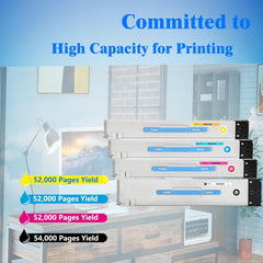 W9050MC W9051MC W9052MC W9053MC Toner Cartridge Compatible with HP W9050MC Toner for HP Color Managed MFP E87640 E87650 E87660 Printers