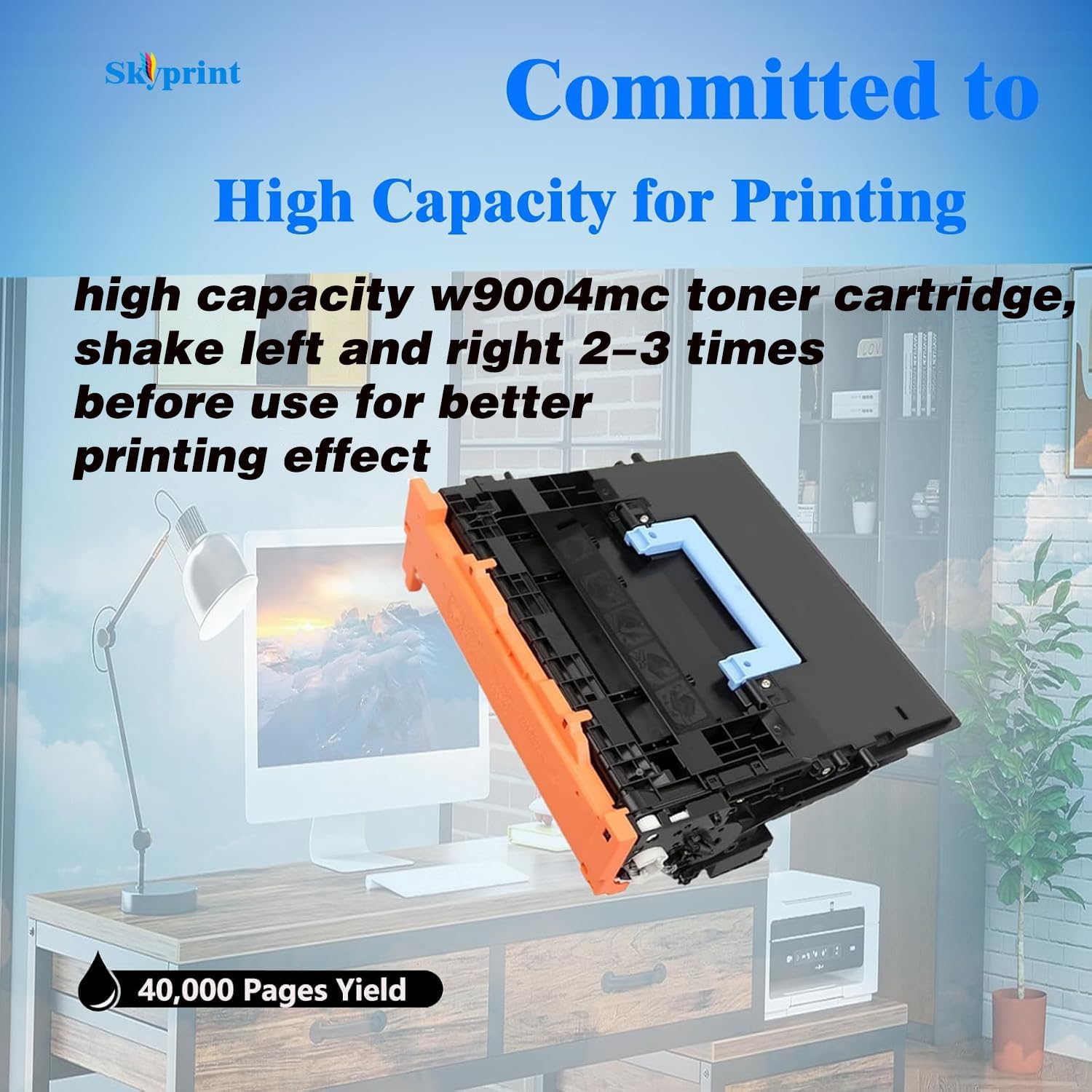 W9004MC Toner Cartridge Black with New Chip Compatible with W9004MC Toner use for Managed E60065x E60075dn E60075x MFP E62575z E62555 E62555dn E62565h E62565hs E62565 Printer