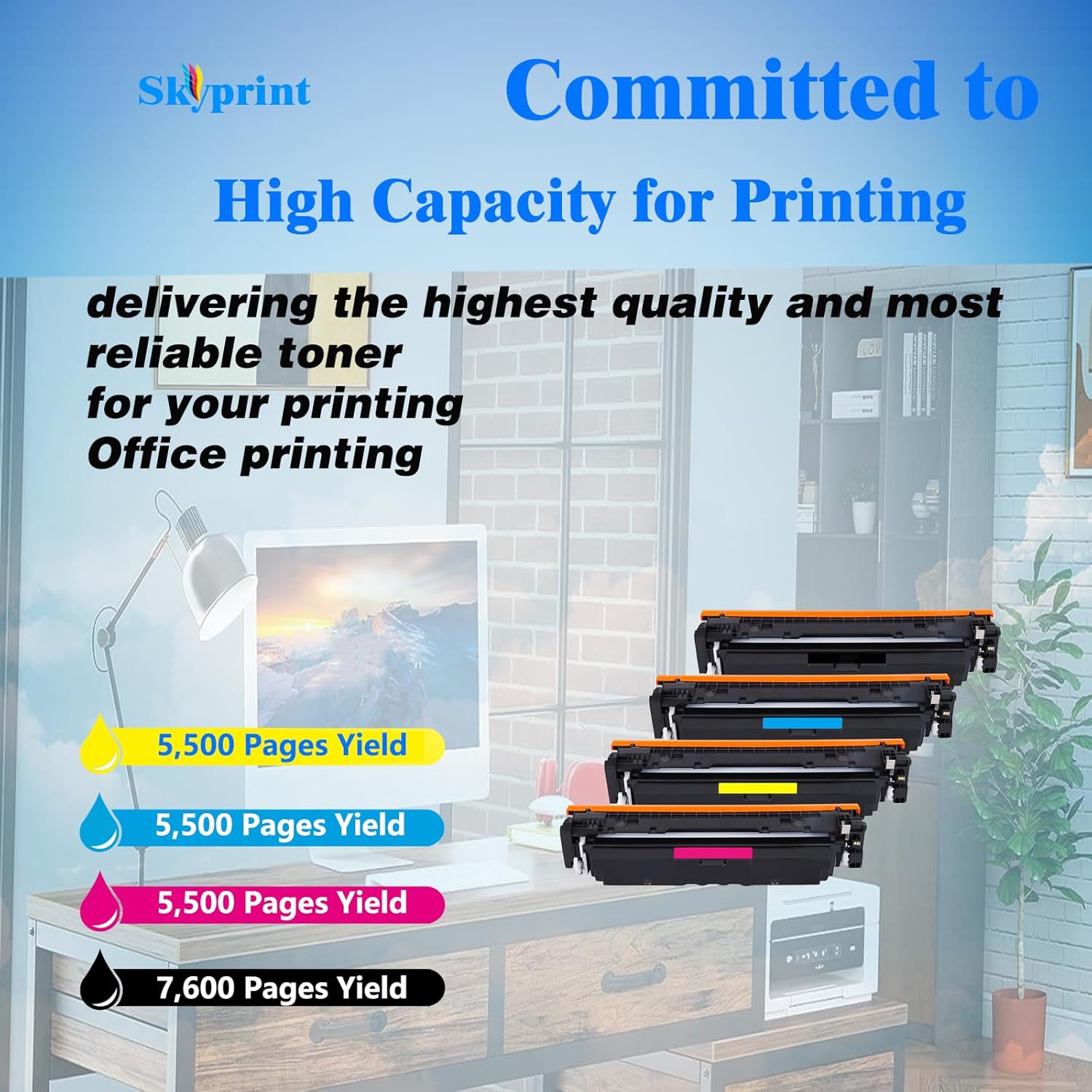 069H 069 High Capacity Toner Cartridge Compatible with Canon 069H 069 Toner use for Canon Color imageclass MF753Cdw MF751Cdw LBP674Cdw