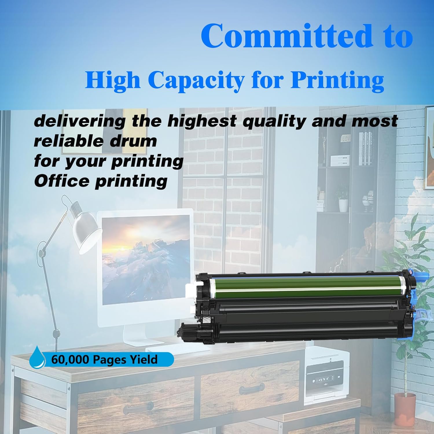 Versalink C400 C405 Cyan Drum Unit / Imaging Unit Replacement for Xerox 108R01121 Versalink C400 C405 Phaser 6600 Workcentre 6655 Drum Cartridge