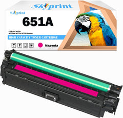 651A Magenta Toner Cartridge Compatible with CE343A Toner to use for Color Enterprise M775dn M775z M775f Printer.