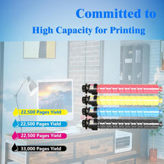 IM C4500 IM C6000 High Capacity IMC4500 IMC6000 Toner Cartridges Black Cyan Magenta Yellow Replacement for Ricoh IM C4500 IM C6000 Printer