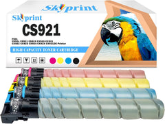 CS921 CS92X High Capacity Toner Cartridge Replacement for Lexmark CS92x CS921 CS923 CX920 CX921 CX922 CX923 CX924 CX92X CX921DE Printer.76C00K0 76C00C0 76C00M0 76C00Y0