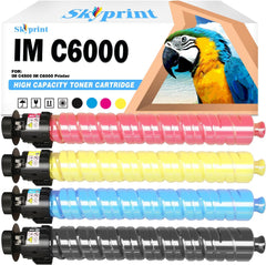 IM C4500 IM C6000 High Capacity IMC4500 IMC6000 Toner Cartridges Black Cyan Magenta Yellow Replacement for Ricoh IM C4500 IM C6000 Printer