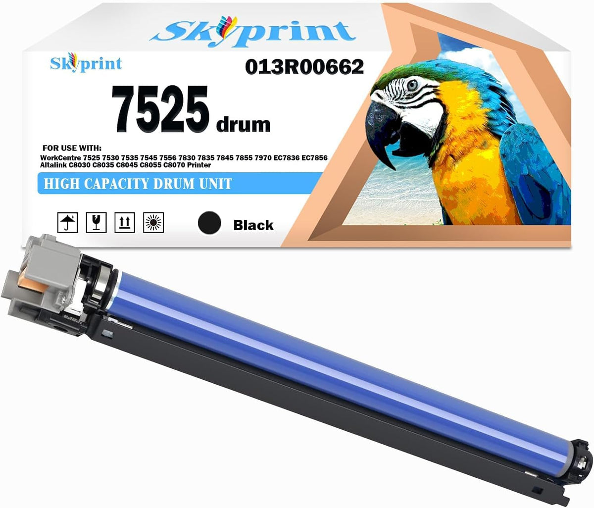 013R00662 Drum Cartridge Replacement for WorkCentre 7525 7530 7535 7545 7556 7830 7835 7845 7855 7970 EC7836 EC7856 Altalink C8030 C8035 C8045 C8055 C8070 Printer