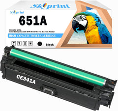 651A Black Toner Cartridge Replacement for 651A Toner CE340A Color Enterprise 700 MFP M775 M775z+ M775z M775dn M775f Printer