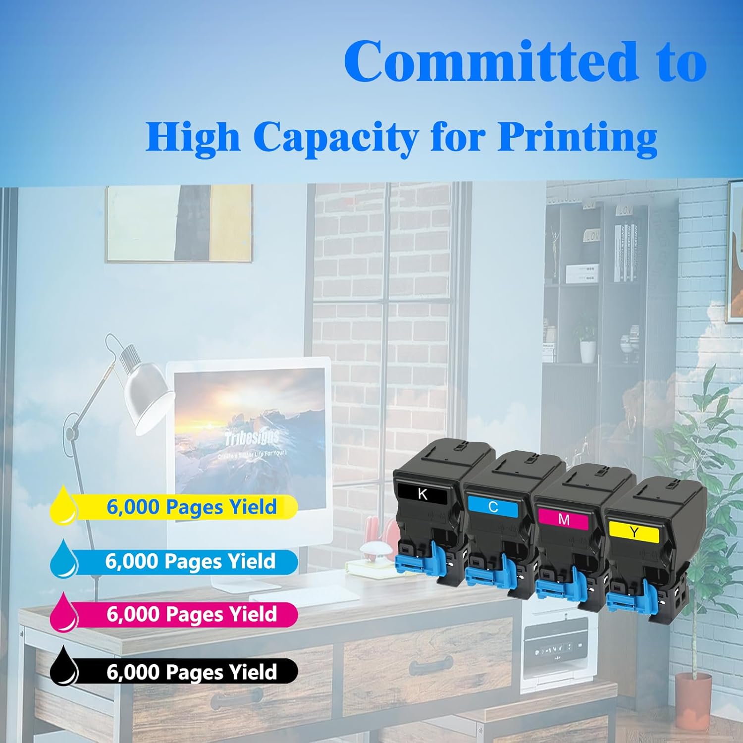 Compatible TNP50 TNP51 TNP-50 TNP-51 Toner Cartridge Black Cyan Yellow Magenta Replacement for Konica Minolta Bizhub C3100 C3100P C3110 Printer (A0X5134 A0X5434 A0X5334 A0X5234)